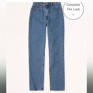 Abercrombie and Fitch Curve Love 90s Straight 27/4L